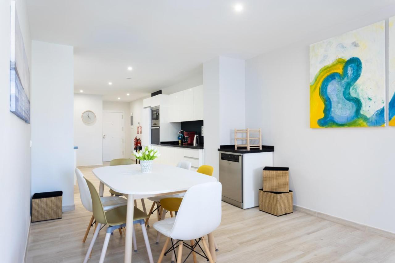 New 140M2 Loft-Style Flat At Town Heart, 3 Beaches Close Casa Leon El Médano Eksteriør billede